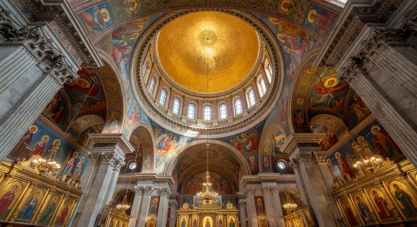 Cathedrale du Christ-Sauveur a Moscou, siege du Patriarcat de Moscou et de toute la Russie