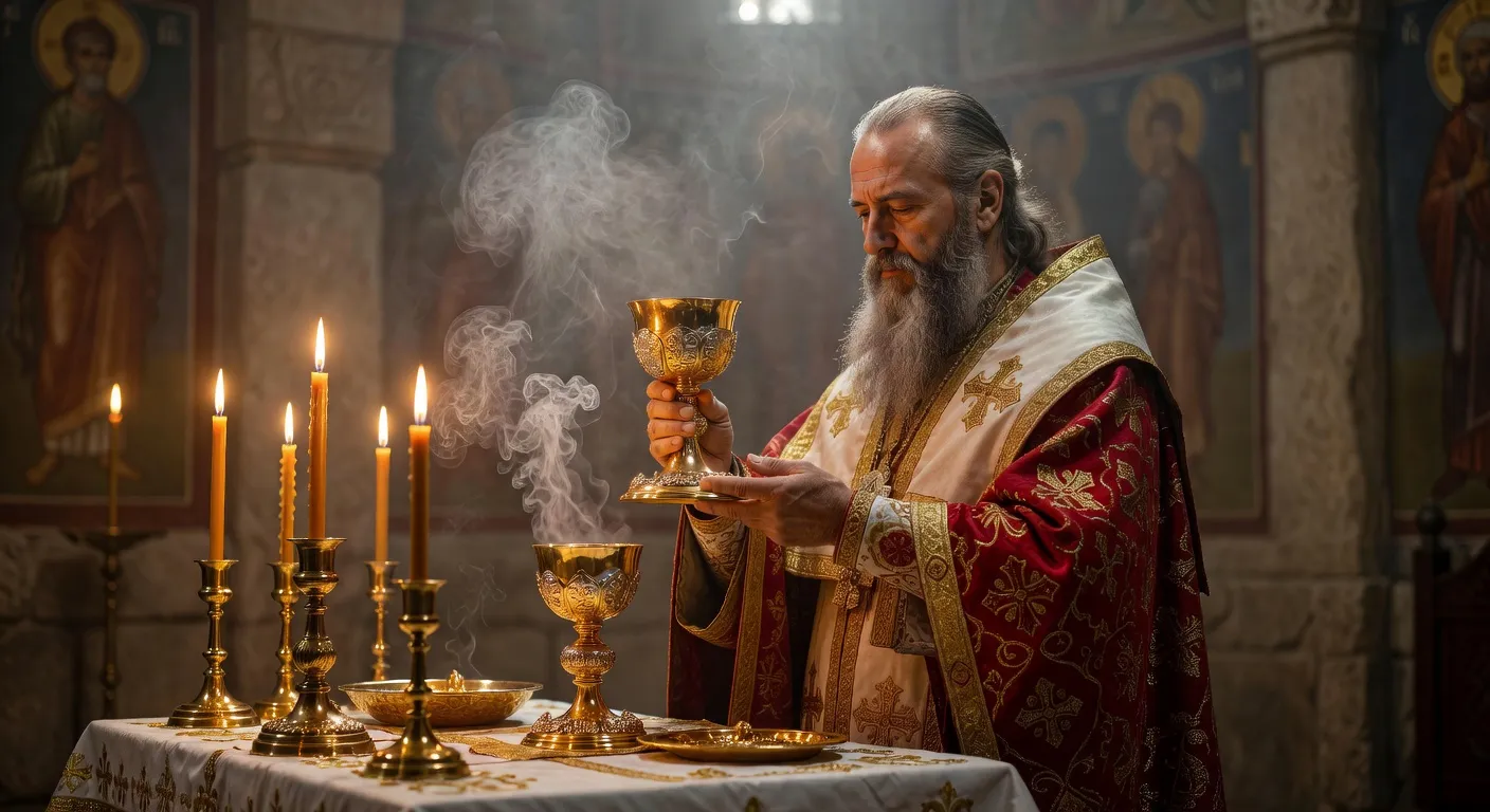 Objets liturgiques pour les sacrements orthodoxes